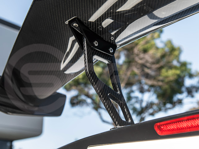 2014-2019 CHEVROLET CORVETTE C7 | ZR1 ZTK CONVERSION PACKAGE REAR SPOILER HIGH WING WITH WING RISER